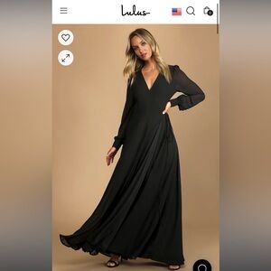 Lulu’s My Whole Heart Wrap Maxi Dress